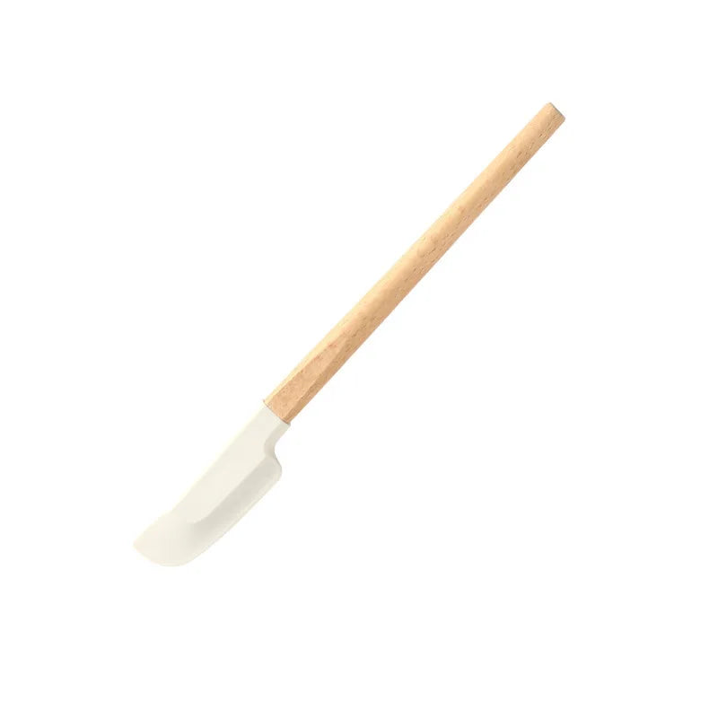 Set of 2x White Silicone Non-Stick Spatula For Baking