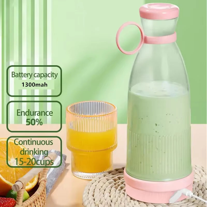 6-Blades Blender USB Portable Bottle Juicer