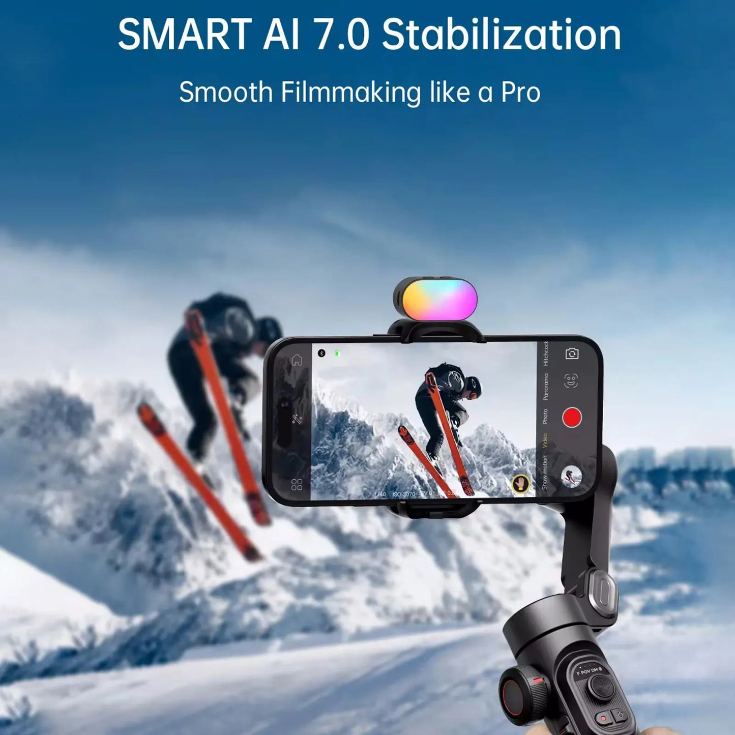 3-Axis Foldable Gimbal Stabilizer Kit for Androids And Smartphones