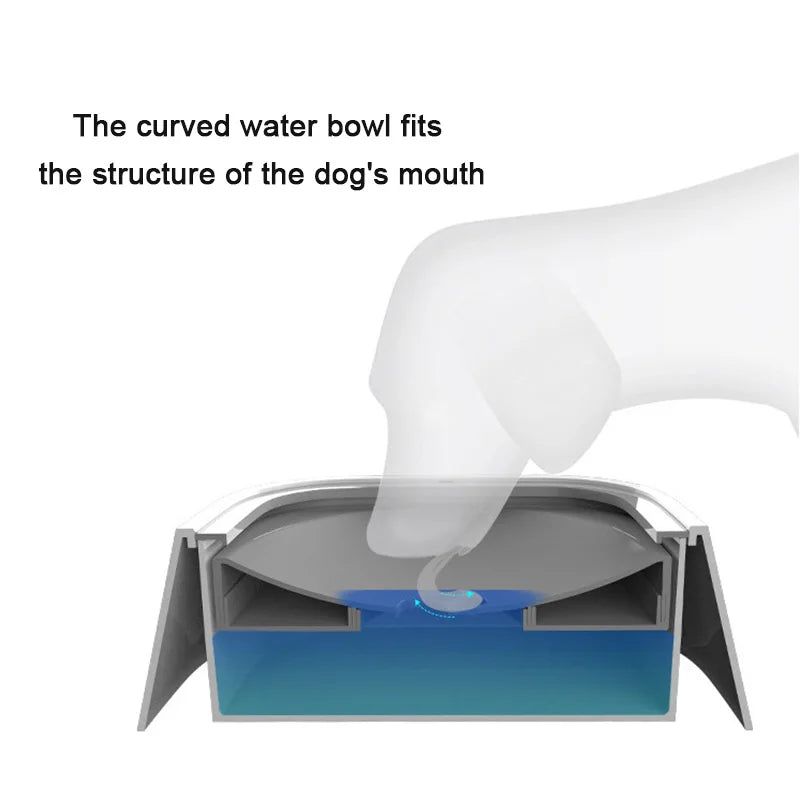 Non-Spill Dog Bowl