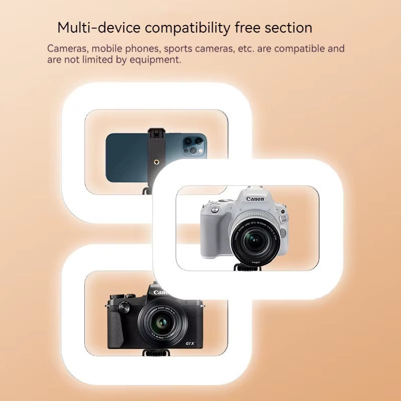 Handheld Rectangle LED Ring Light