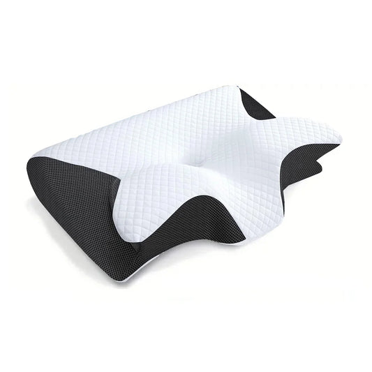 2 in 1 Ergonomic Orthopaedic Memory Foam Pillow for Neck, Back Pain