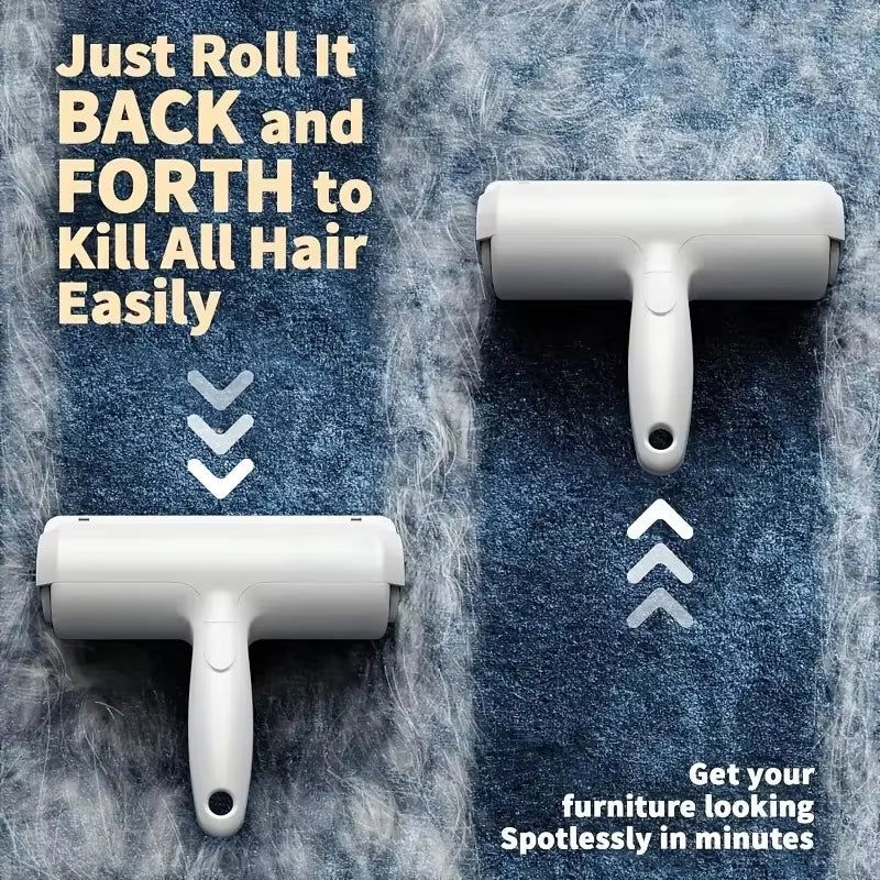 Pet Hair & Lint Roller for Furniture Couch Carpet