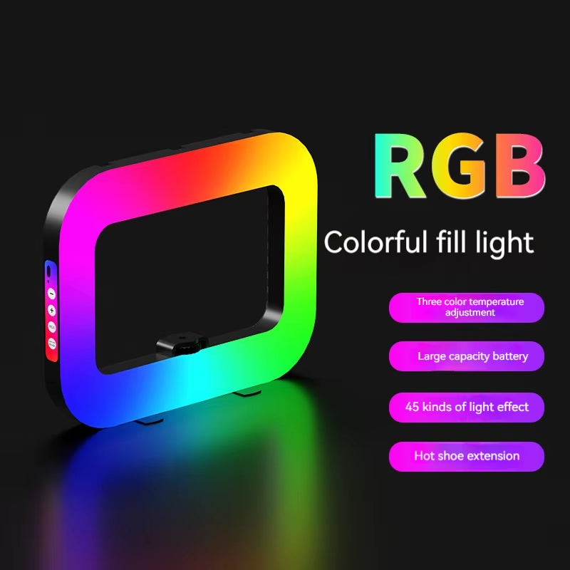 Handheld Rectangle LED Ring Light