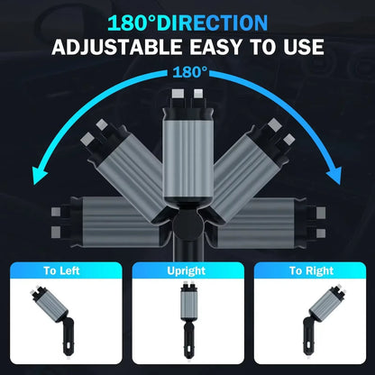Car Charger USB Adapter 120W with Starlight